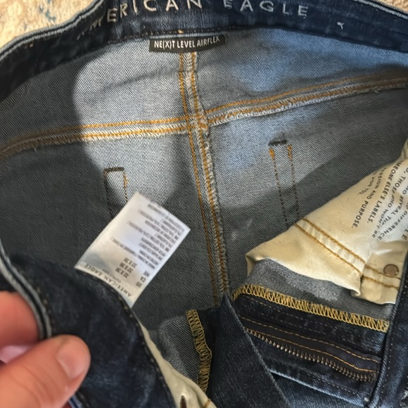 American eagle skinny jeans 32 x30 with next level air flex worn once. NWOT - Picture 2 of 4